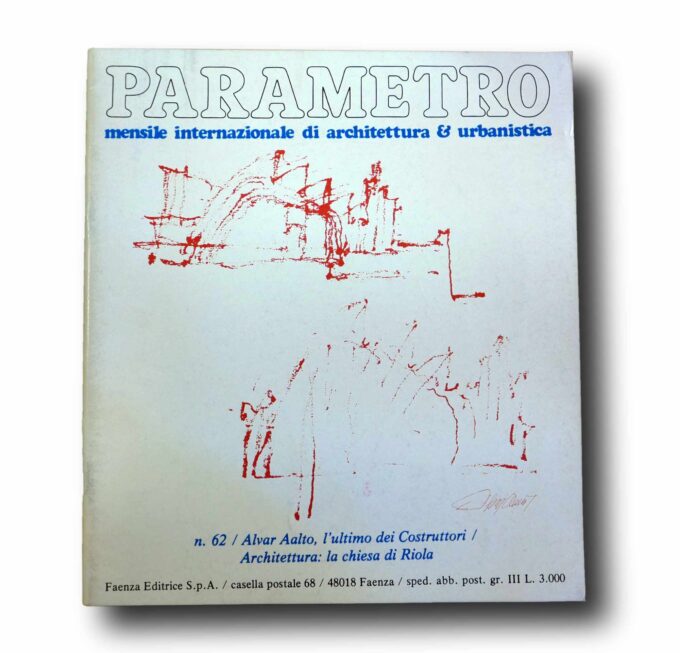 Parametro-62-Aalto-Riola-kansi Photo showing the book Parametro 62: Alvar Aalto