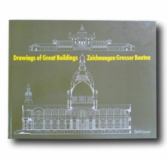 Photo showing the book Drawings of Great Buildings – Zeichnungen Grosser Bauten