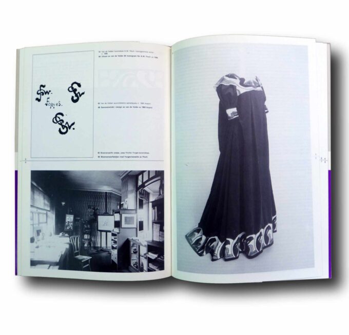 Henry-van-de-Velde-1863-1958-auk Photo showing a sample spread of the book Henry van de Velde 1863–1957