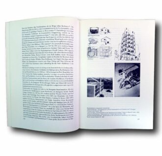 Photo showing a sample spread of the book Vom Montagehaus zur Wohnscheibe